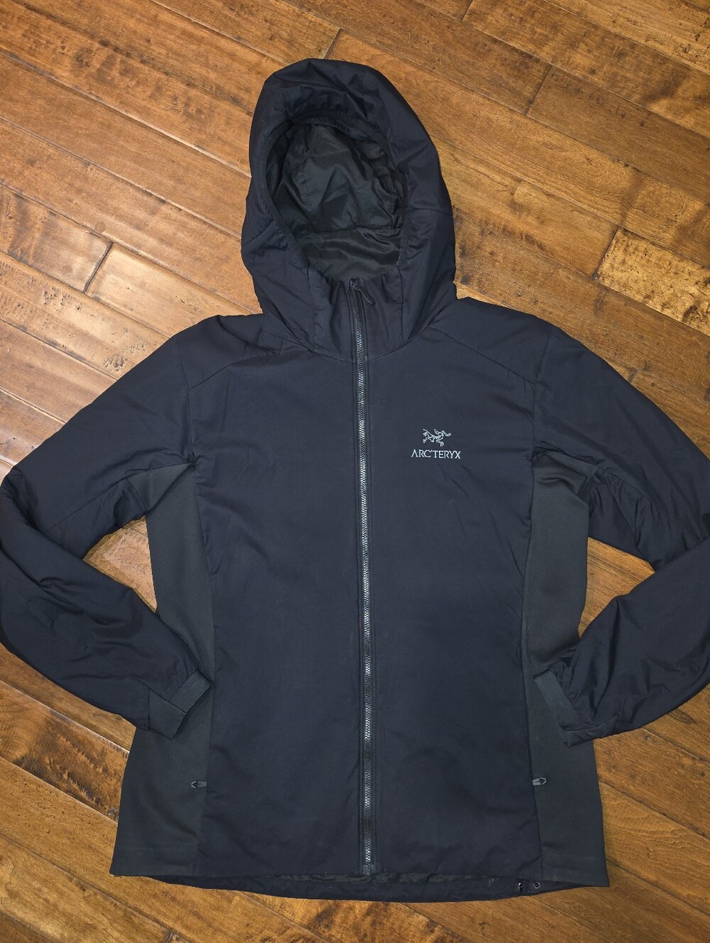 EUC Arc'teryx Atom Hoody Women's Black Softshell Jacket, Large